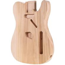 Cuerpo de guitarra eléctrica sin terminar, TL-T02, barril de guitarra vacío de arce a estilo TELE, piezas de bricolaje 2024 - compra barato