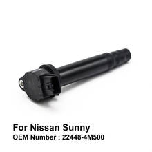 Cowtoвсего Катушка зажигания для Nissan Sunny Код двигателя QG18DE QG16DE 1.8L 1.6L OEM 22448-4M500 (упаковка из 4) 2024 - купить недорого