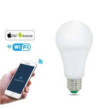 LED lamp Smart tuya WiFi E27 15W Light Bulb RGBCW Dimmable Compatible Amazon ECHO/Google Home/IFTTT Voice control 2024 - buy cheap