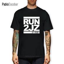 Runer 2JZ - Auto Racinger T Shirt Summer Short Sleeve Shirts Tops S~3Xl Big Size Cotton Tees Free Shipping T-Shirt Men Summer 2024 - buy cheap