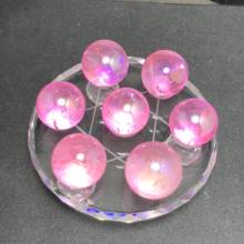 Natural Rose Quartz Seven Star Array Quartz Crystal Ball Wicca,Reiki meditation Crystal Decoration Chakra Healing Crystal Set 2024 - buy cheap