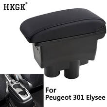 For C-Elysee Elysee Peugeot 301 armrest box +3USB central Store content box cup holder ashtray interior car-styling accessories 2024 - buy cheap