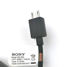 100% Оригинальный EC803 для sony Быстрый кабель USB микро кабель для передачи данных 100 см для sony Xperia Z3 Z2 Z1 Z3C z4 Z5P XP XA кабель для быстрой зарядки 2024 - купить недорого