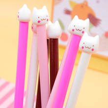 24 pcs Creative Signature Pen for Kitten Pen Stationery Kawaii School Supplies Wholesale 2024 - buy cheap