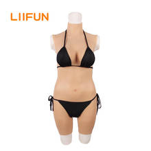 Liifun D Cup 3-point Silicone False Breast Forms Fake Vagina Bodysuit Artificial Boobs for Crossdresser Drag Queen Shemale 2024 - buy cheap