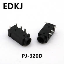 10/100 PCS Headphone Socket PJ320D 4-pin Patch SMD MP3 3.5 Headphone Socket PJ320D Headphone Socket 2024 - buy cheap