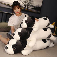 1pc 80/100/120CM Cute Lying Bulldog Plush Toys Stuffed Soft Animal Dog Pillow Lovely Sleeping Cushion for Children Kids Gifts 2024 - buy cheap