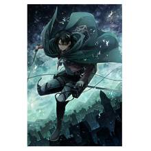 Painting Wall Art 5d Diamond Attack on Titan Full Square Drill Embroidery Japanese Animation Cross Stitch Picture Mosaic Gifts 2024 - buy cheap