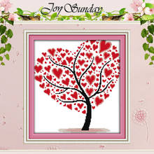 Love tree (3) Patterns Counted Cross Stitch 11CT 14CT Cross Stitch Set Wholesale Cross-stitch Kit Embroidery Needlework 2024 - buy cheap