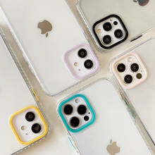 Чехол-накладка для iPhone 12 Pro Max, 11, XR, XS Max, 7, 8 Plus, 12Mini, 11Pro, SE 2020, прозрачный 2024 - купить недорого