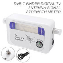 Medidor digital de satélite para tv, antena digital dvb-t, alcance para encontrar o alinhamento da tv e sinal 2024 - compre barato
