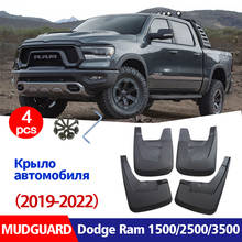 4 Pcs/Set Mudflaps For Dodge Ram 1500 2500 3500 Splash Guards Mudguards Mud Flaps Car Fenders Accessories auto styline 2019-2022 2024 - buy cheap