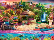 JMINE Div 5D тропический пляж Пальма океан полная Алмазная краска ing крестиком наборы художественная живописная 3D краска бриллиантами 2024 - купить недорого