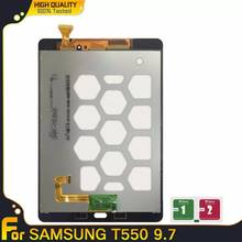 Для Samsung GALAXY Tab A 9,7 T550 T551 T555 ЖК-дисплей сенсорный экран дигитайзер датчики полная сборка панель запасные части 2024 - купить недорого
