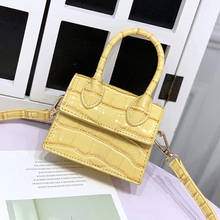 Mini Small Square Bag 2020 Fashion New Quality PU Leather Women's Handbag Crocodile Pattern Chain Shoulder Messenger Bags 2024 - buy cheap