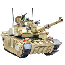 MEOA New Military Weapon Series Construction Challenger 2 Main Battle Tank Building Blocks Bricks WW2 Toys Toy Tanks Model Kits 2024 - buy cheap
