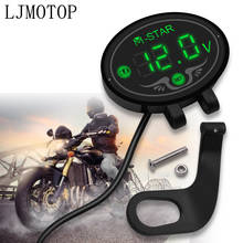 Motorcycle Voltmeter Tester Led Display Voltage Meter For Honda CR80R CR85R CRF150R CR125R CR250R CRF250R SL230 Accessories 2024 - buy cheap