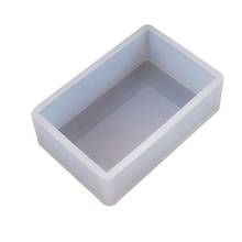 DIY Crystal Epoxy Glue Mold Rectangular Box Crafts Desktop Decorations Silicone Molds 2024 - buy cheap