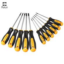 Cr-V Torx Screwdriver Set with Hole Magnetic T5-T30 Screw Driver Set Kit for Telephone Repair Hand Tool Set 2024 - buy cheap