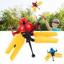 Dron luminoso con sensor corporal recargable para niños, modelo de Dron, juguete volador, juguetes interactivos para padres e hijos 2024 - compra barato