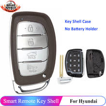 KEYECU 4 Button Smart Remote Key Shell Case for Hyundai IX25 IX35 Sonata Tucson 2014 2015 2016 2017 2018 No Battery Holder 2024 - buy cheap