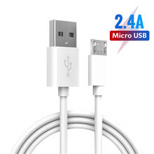 Micro USB Cable 2.4A Charging USB Data Cable Mobile Phone Charging Cable for Samsung Huawei HTC Android Tablet Cable 2024 - buy cheap