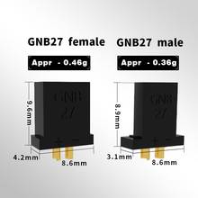 5 pairs NEW Gaoneng GNB 27 Connector Female Male Plug For Racing Models Multicopter Fixed Board DIY Spare Part 2024 - buy cheap