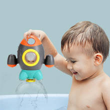 Brinquedos de banho para bebês, chuveiro de água em foguete, aspersão de água para crianças pequenas, brinquedos infantis para natação 2024 - compre barato