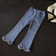 Las niñas Jeans para niños primavera otoño Pantalones de Niños de moda pantalones de mezclilla bebé chica Jean ropa infantil ropa de niños 2024 - compra barato