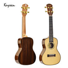 Kaysen Ukulele 23 inch Hawaii Guitar Grade A Spruce Single board Rosewood 4strings Ukulele Concert Professional for Kids JUK05 2024 - buy cheap