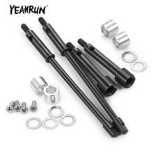 YEAHRUN Black Steel Stub Axles CVD Joint Drive Shaft for Axial SCX24 90081 1/24 RC Crawler Car Upgrade Parts Accessories 2024 - buy cheap