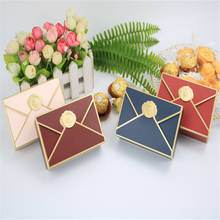 Simple Creative Gift Box Packaging Envelope Shape Wedding Gift Candy Box Favors Birthday Party Christmas  Decoration 2024 - buy cheap