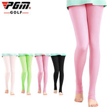 Pgm-medias de pierna larga para mujer, leggings elásticos de alta elasticidad, con protector solar, a prueba de rayos UV, para tenis, AA51863 2024 - compra barato
