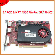 Mxrt 4500 gráficos firepro para placa gráfica barco placa gráfica original, suporte médico multi-tela, cartão de exibição 2024 - compre barato