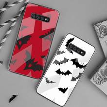 HUAGETOP Goth Vampire Bat Gothic Grunge Black Phone Case Tempered Glass For Samsung S20 Plus S7 S8 S9 S10 Plus Note 8 9 10 Plus 2024 - buy cheap