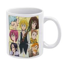 The Seven Deadly Sins-taza blanca Nanatsu No Taizai de 11 Oz, Taza de cerámica divertida para café/té/Cacao, regalo único Sevendeadlysins Deadly Si 2024 - compra barato