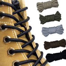 1 пара женские сапоги с классическим круглым твердым шнурки прочный полиэстер шнурки для обуви на открытом воздухе Пеший Туризм шнурки для кроссовок 15 цветов 120 см 2024 - купить недорого