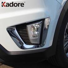Para Hyundai Cantus Creta ix25 2014-2017 adornos cromados antiniebla delantero cubierta de luz antiniebla accesorios de protección para coche 2024 - compra barato