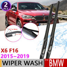 Limpador de para-brisa dianteiro de carro, para bmw x6 f16 2015 ~ 2019 2016 2017 2018, acessórios 2024 - compre barato