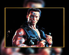 Póster de seda A61 para decoración del hogar, Arnold Schwarzenegger Commando de película, arte de pared gigante, regalo de Navidad 2024 - compra barato