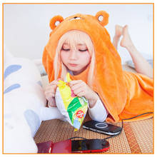 Transporte rápido anime himouto umaru-chan capa umaru chan doma umaru capa cosplay flanela capas cobertor com capuz menina robe 2024 - compre barato