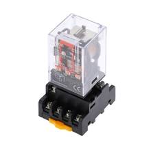 MK3P-I MK3P Intermediate Relay  Small Electromagnetic Relay DC12V DC24V AC110V AC220V with Base 11PIN 2024 - buy cheap