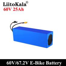 LiitoKala E-bike battery 60V 30ah 20ah 25ah15ah 12ah li-ion battery pack bike conversion kit bafang BMS High power protection 2024 - buy cheap