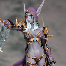 Games of WOW Toys 23CM Sylvanas Windrunner Archery Queen PVC Anime Action Figure Model With Base For Kids Birthday Gift Display 2024 - buy cheap