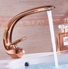Vidric Basin Faucets Black Oil Brushed /Rose Gold  Bathroom Faucet Basin Tap Rotate Single Handle Hot and Cold Water Mixer Taps 2024 - buy cheap