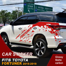 Fit For Toyota Fortuner 2015 2016 2017 2018 2019 Cool Car Stickers Side Body Mud Graphic Vinyl Car Decoration Decals Custom 2024 - buy cheap