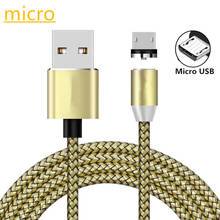 LED Magnetic V8 Micro USB Cable Charger For Samsung galaxy J3 J5 J7 J4 J6 + J8 A6 A7 2018 For Huawei P Smart 2019 Y9 Honor 8C 8X 2024 - buy cheap