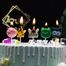 Juego de velas para tarta de cumpleaños, sin humo, para decoración de pasteles, suministros para fiesta de baby shower, Chico, 1 set 2024 - compra barato