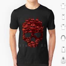 Mech-Mento Mori ( Red Edition ) T Shirt DIY Cotton Big Size S-6xl Anime Manga Zaku Mementomori Skull Memento Mori Death 2024 - buy cheap