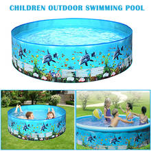 Piscina infantil inflável para família, piscina de pvc com grande tamanho, 122/152/183cm, para brincadeira ao ar livre, verão 2024 - compre barato